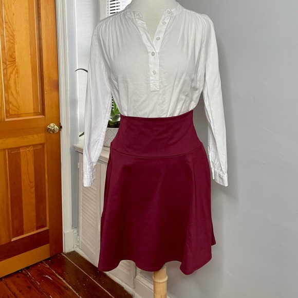HIGH WAIST FLARE SKIRT - Picture 15 of 16